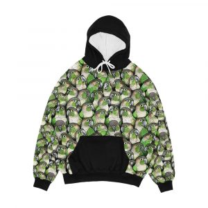 Green Cheeked Conures Men's All-Over-Print Hoodie