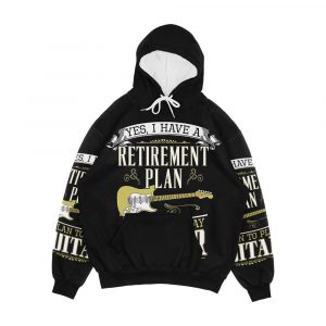 Guitar Retirement Plan Men's All-Over-Print Hoodie