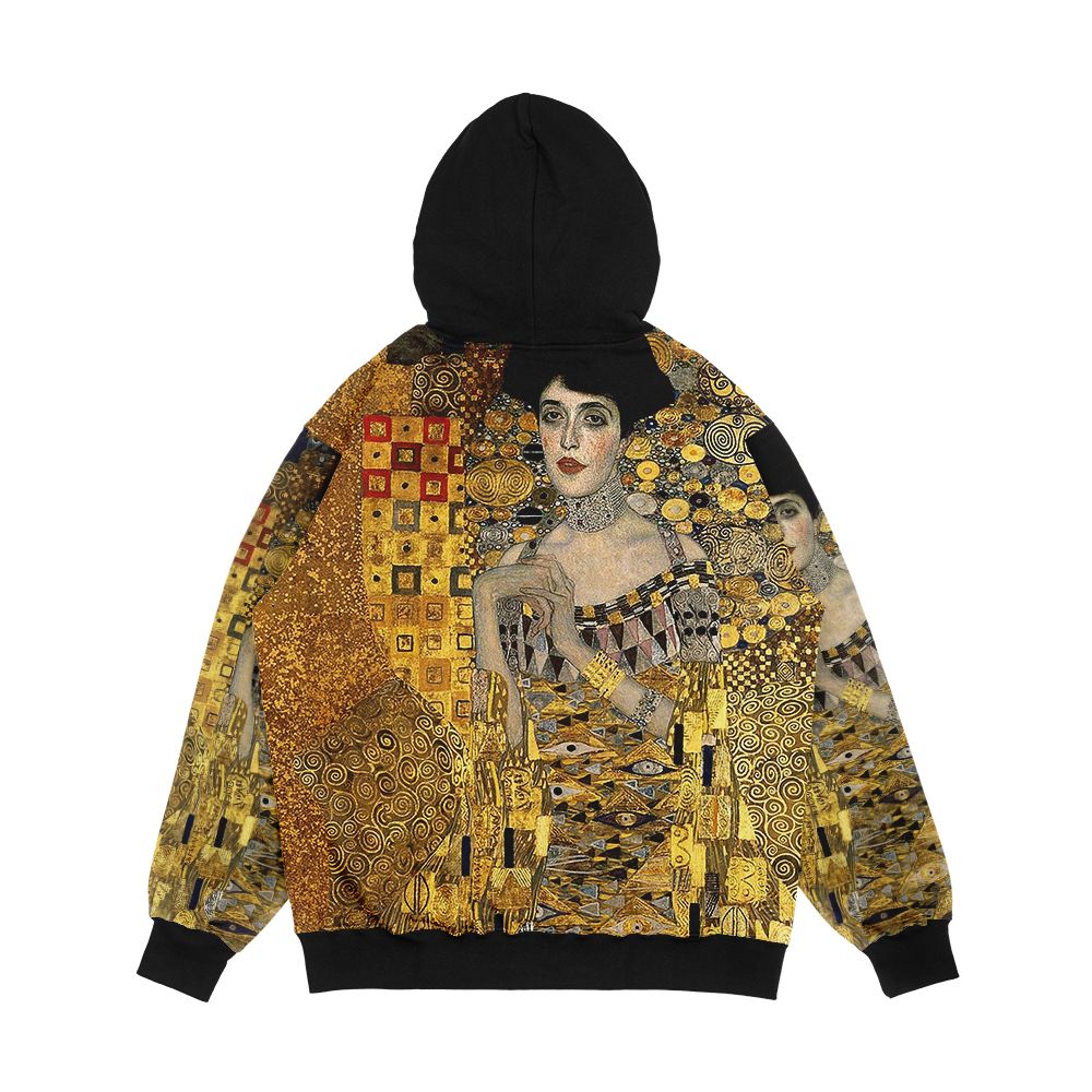 Gustav Klimt Adele Bloch Bauer Men's All-Over-Print Hoodie - Image 2