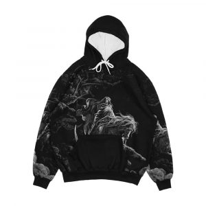 Gustave Dore Death On The Pale Horse Resized Men's All-Over-Print Hoodie