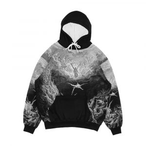 Gustave Dore s The Last Judgement Men's All-Over-Print Hoodie