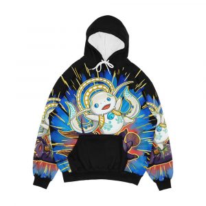 Gyodaelyn Kick Men's All-Over-Print Hoodie