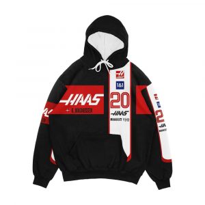 Haas F1 2022 Nose Magnussen Men's All-Over-Print Hoodie