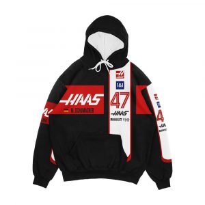 Haas F1 2022 Nose Schumacher Men's All-Over-Print Hoodie