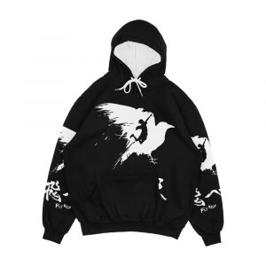 Haikyuu Fly High White Men's All-Over-Print Hoodie