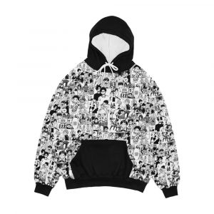 Haikyuu Manga Collage Men's All-Over-Print Hoodie