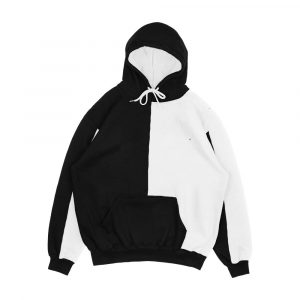 Half Black And Half White Sia Cheapthrills Design Simple Crazy And Weird Design Men's All-Over-Print Hoodie