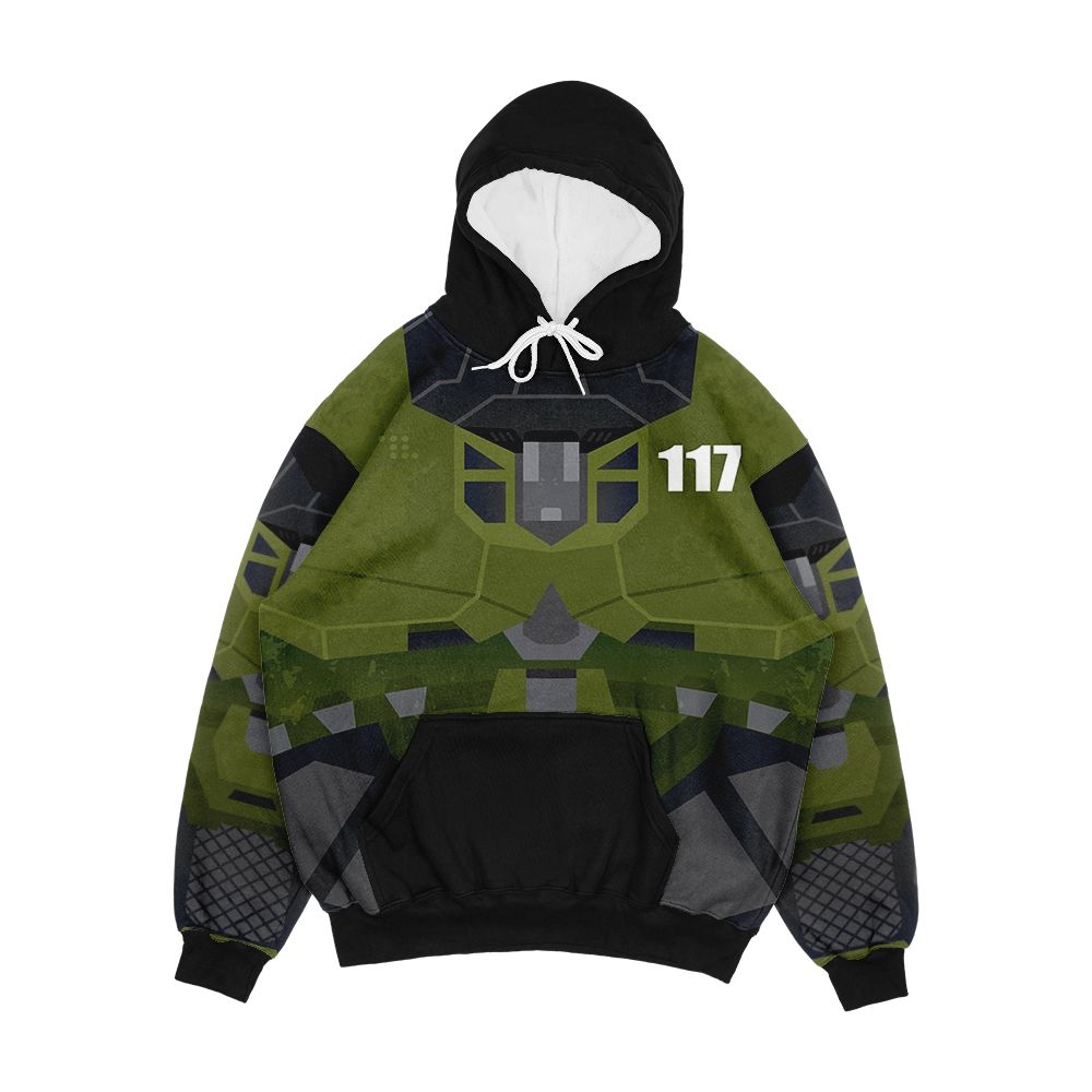 Halo Infinite Master Chief Armor Men's All-Over-Print Hoodie