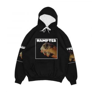Hampter Meme Hamster Men's All-Over-Print Hoodie