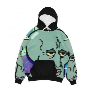 Handsome Squidward Vaporwave Aesthetic Men's All-Over-Print Hoodie