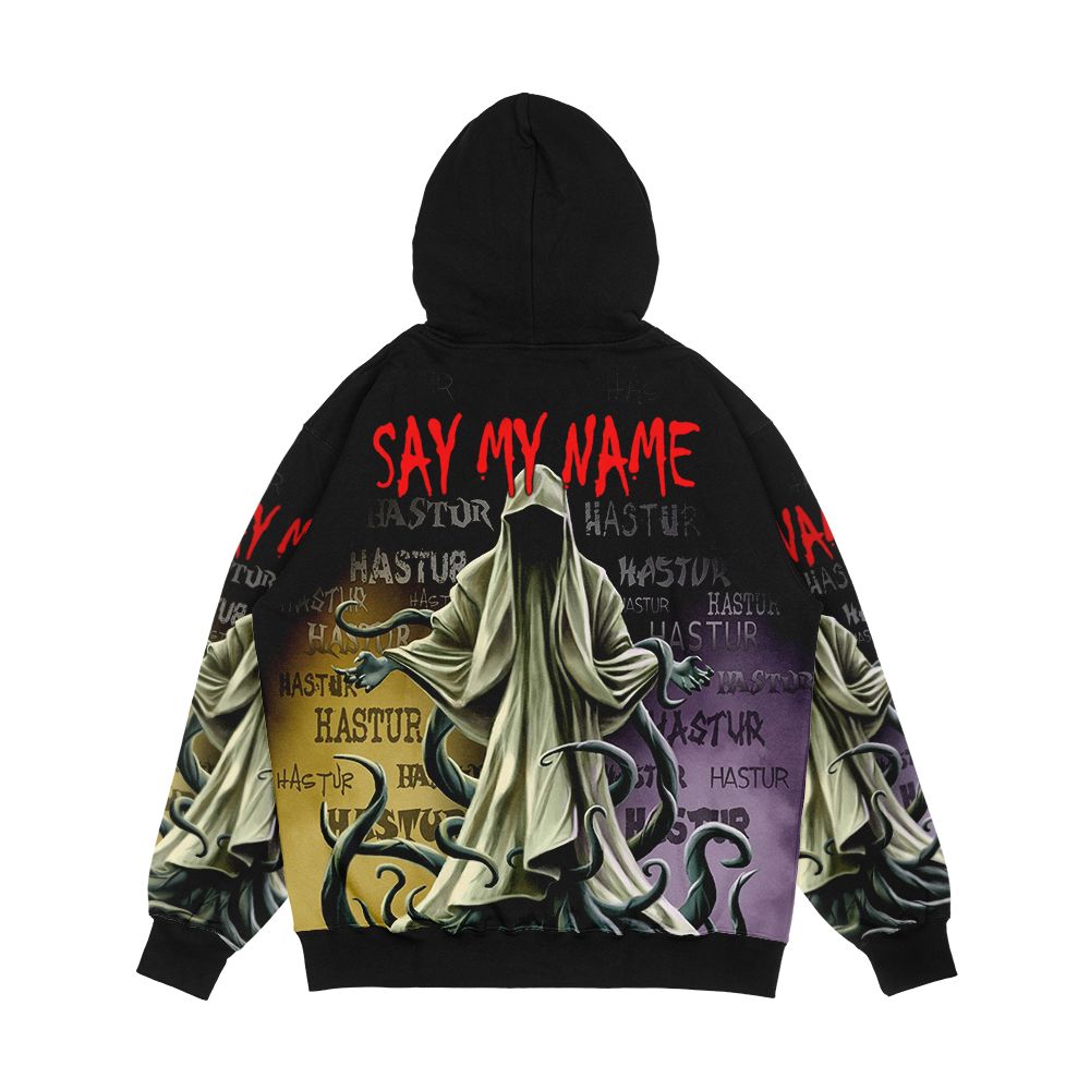 Hastur Say My Name Men's All-Over-Print Hoodie - Image 2