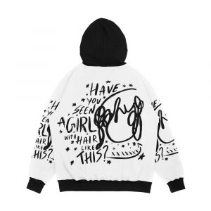 Alternative view of Have You Seen A Girl With Hair Like That Men's All-Over-Print Hoodie