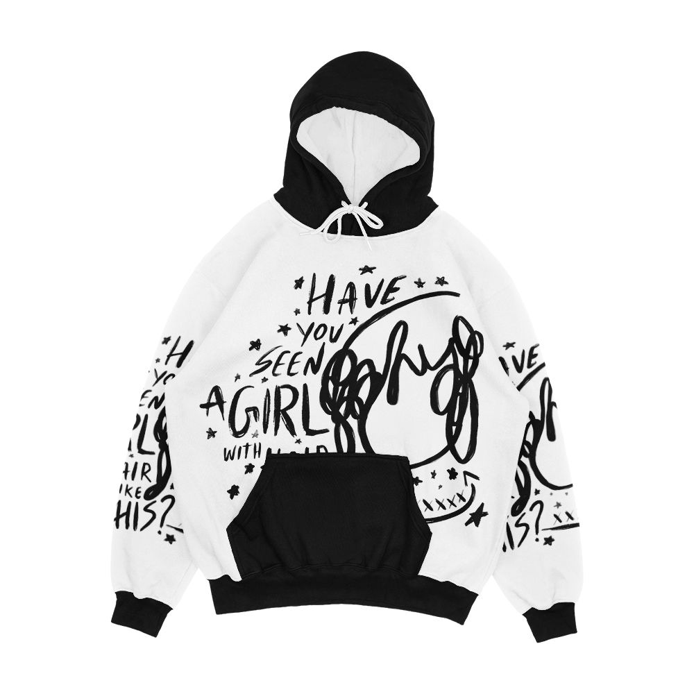 Have You Seen A Girl With Hair Like That Men's All-Over-Print Hoodie