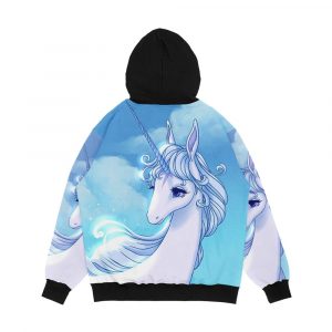 Alternative view of Have You Seen Others Like Me The Last Unicorn Men's All-Over-Print Hoodie