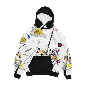 Hd _Delicate Tension_ 1923 By Wassily Kandinsky Men's All-Over-Print Hoodie