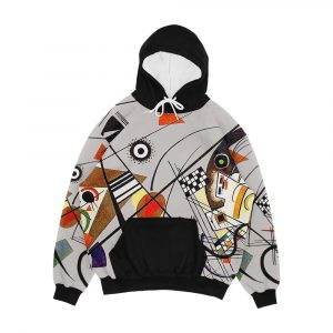 Hd _Transverse Lines_ 1923 By Wassily Kandinsky Men's All-Over-Print Hoodie