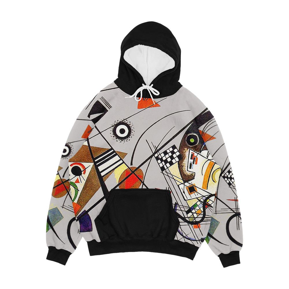 Hd _Transverse Lines_ 1923 By Wassily Kandinsky Men's All-Over-Print Hoodie