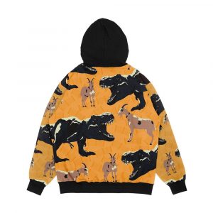 Alternative view of He s Gonna Eat The Goat Men's All-Over-Print Hoodie