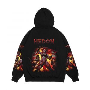 Alternative view of Hedon Album Cover Art Clothing Splash Men's All-Over-Print Hoodie