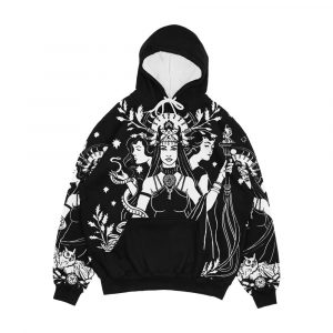 Hekate Triple Goddess Men's All-Over-Print Hoodie