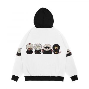 Alternative view of Helldudes Men's All-Over-Print Hoodie