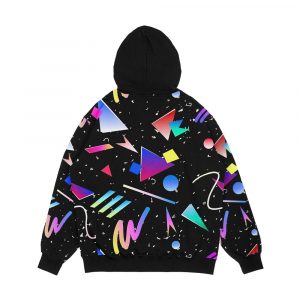 Alternative view of Hello Memphis Black Men's All-Over-Print Hoodie