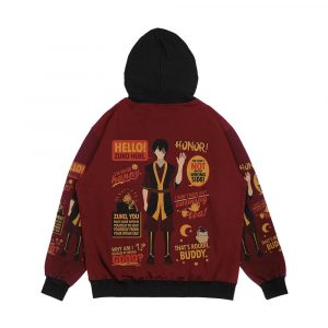 Alternative view of Hello Zuko Here Men's All-Over-Print Hoodie