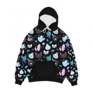 Herb Witch Black Nikury Men's All-Over-Print Hoodie