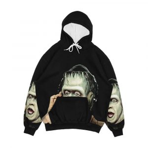 Herman Munster At The Radio Men's All-Over-Print Hoodie