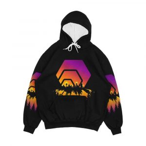 Hex Shining City Men's All-Over-Print Hoodie