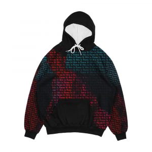 Hi This Is Flume Text Print Men's All-Over-Print Hoodie