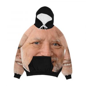 Hide The Pain Harold High Definition Men's All-Over-Print Hoodie