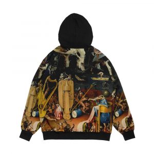 Alternative view of Hieronymus Bosch The Garden Of Earthly Delights Men's All-Over-Print Hoodie