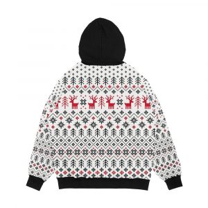 Alternative view of Holiday Sweater Pattern Men's All-Over-Print Hoodie