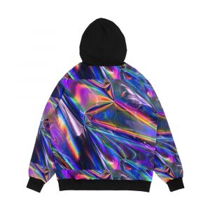 Alternative view of Holographic Material Men's All-Over-Print Hoodie