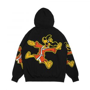 Alternative view of Hong Kong Phooey Black Men's All-Over-Print Hoodie