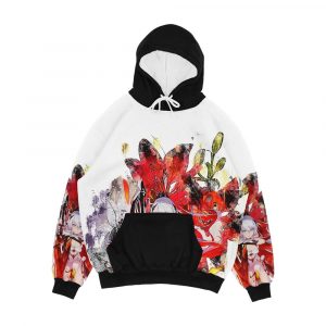 Honkai Impact 3Rd Kiana Herrscher Of Flamescion Flowers Men's All-Over-Print Hoodie