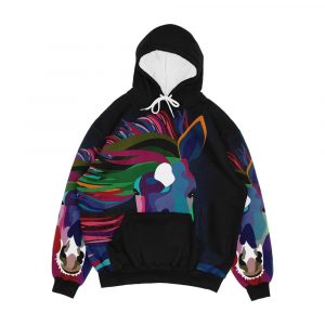Horse Running Men's All-Over-Print Hoodie