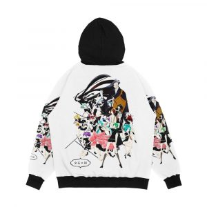 Alternative view of Houseki No Kuni With Logo Men's All-Over-Print Hoodie