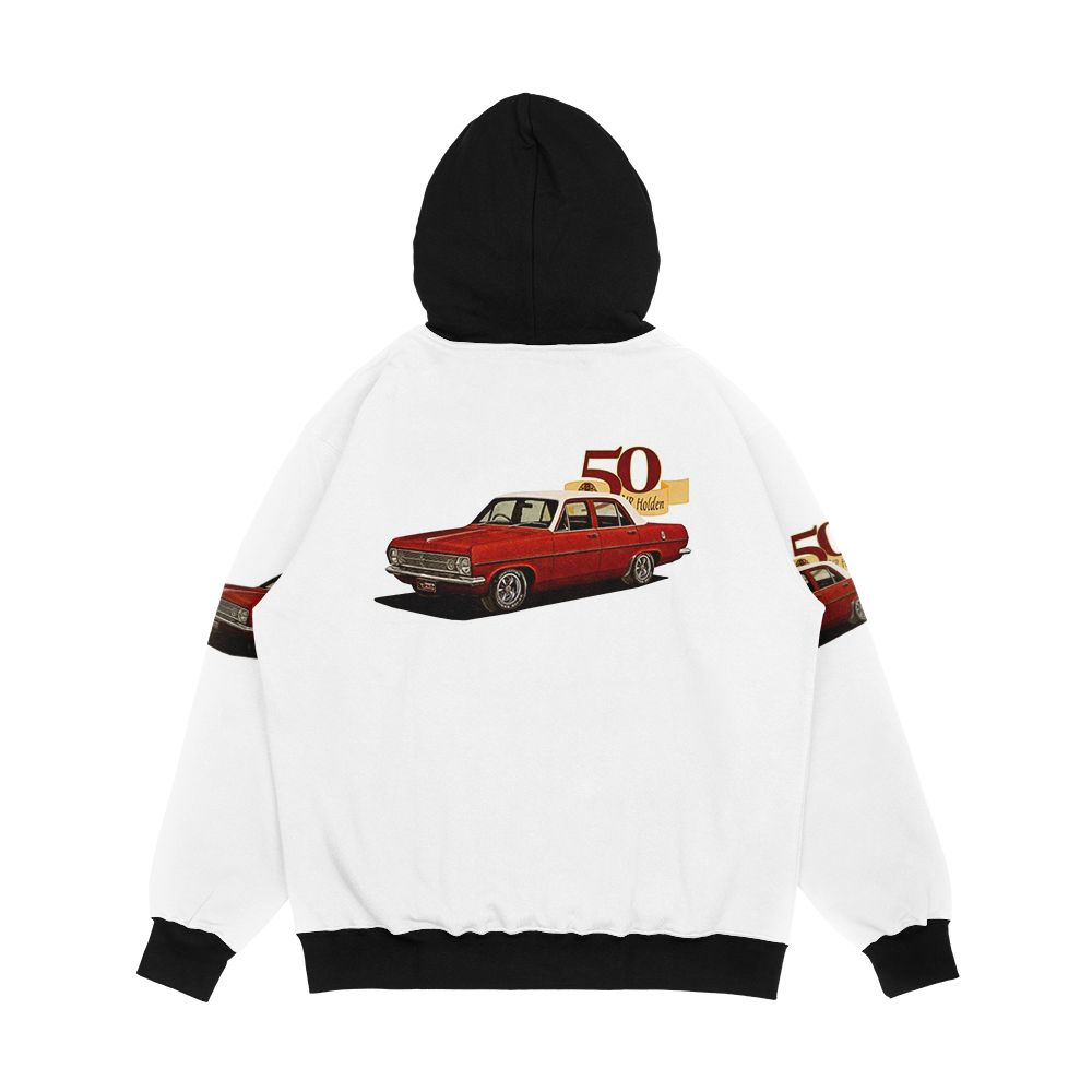 Hr Holden Sedan 50Th Anniversary Red Men's All-Over-Print Hoodie - Image 2