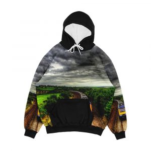 Hst At Moorswater Viaduct Men's All-Over-Print Hoodie