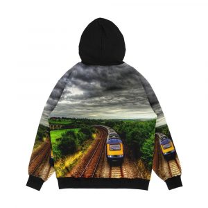Alternative view of Hst At Moorswater Viaduct Men's All-Over-Print Hoodie