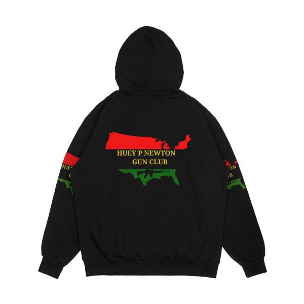 Huey P Newton Gun Club Men's All-Over-Print Hoodie - Image 2