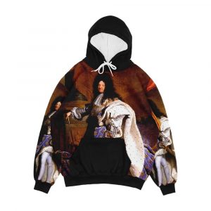 Hyacinthe Rigaud Louis 14 Louis Xiv King Sun Men's All-Over-Print Hoodie