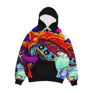Hyper Beast Men's All-Over-Print Hoodie