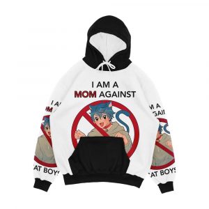 I Am A Mom Against Cat Boys Men's All-Over-Print Hoodie