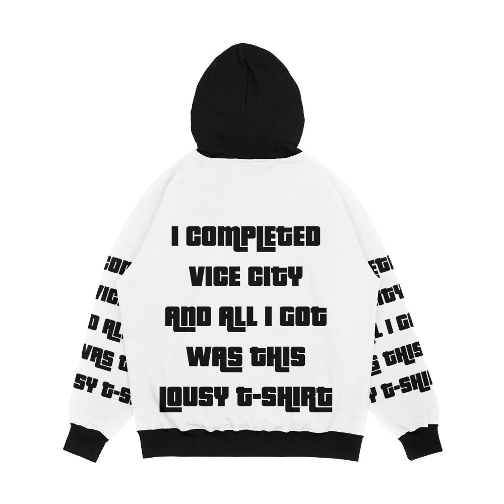 I Completed Vice City And All I Got Was This Lousy Blank Men's All-Over-Print Hoodie - Image 2