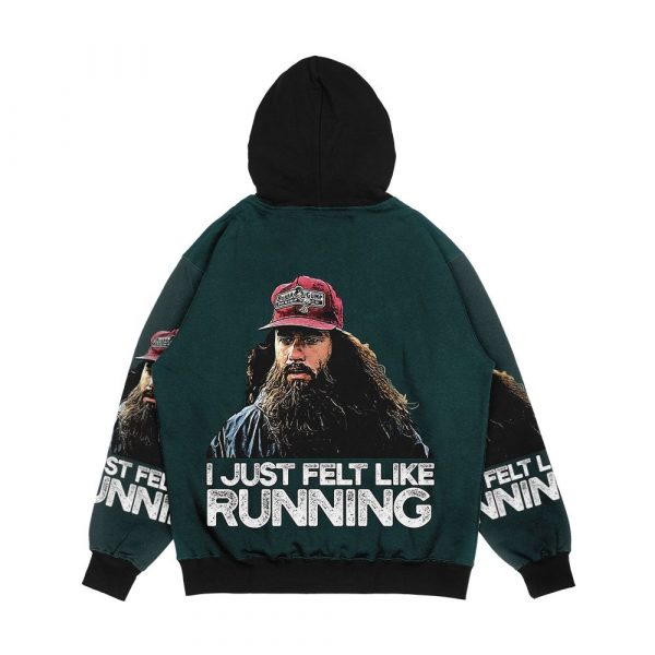 I Just Felt Like Running Men's All-Over-Print Hoodie - Image 2