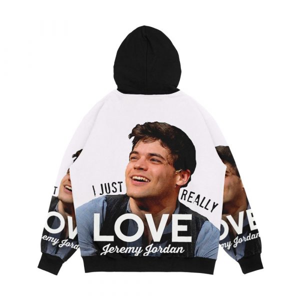 I Just Really Love Jeremy Jordan Men's All-Over-Print Hoodie - Image 2