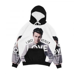 I Just Really Love Jonathan Groff Men's All-Over-Print Hoodie